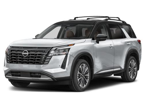 White / Black 2026 Nissan Pathfinder Platinum