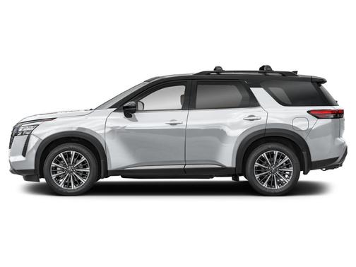White / Black 2026 Nissan Pathfinder Platinum
