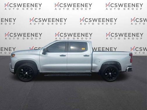 Silver Ice Metallic 2021 Chevrolet Silverado 1500 Custom