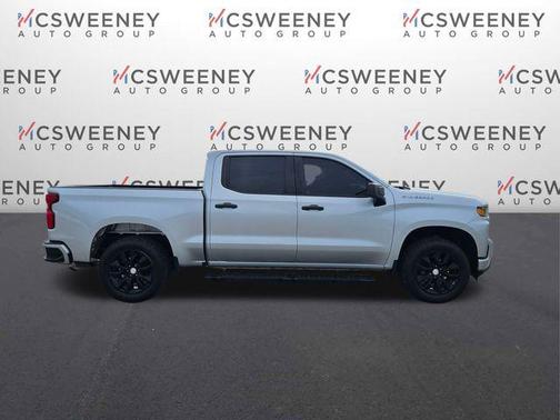 Silver Ice Metallic 2021 Chevrolet Silverado 1500 Custom