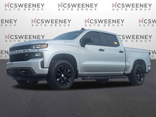 Silver Ice Metallic 2021 Chevrolet Silverado 1500 Custom