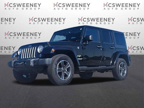 Black Clearcoat 2017 Jeep Wrangler Unlimited Sahara