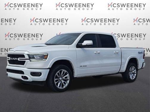 Ivory White Tri-Coat Pearlcoat 2019 RAM 1500 Laramie