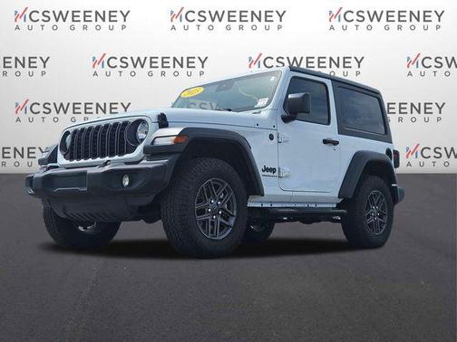 Bright White Clearcoat 2025 Jeep Wrangler Sport S