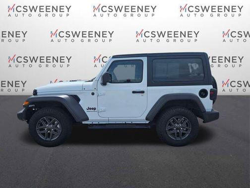 Bright White Clearcoat 2025 Jeep Wrangler Sport S