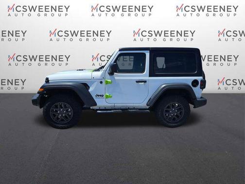 Bright White Clearcoat 2025 Jeep Wrangler Sport S