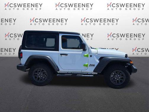 Bright White Clearcoat 2025 Jeep Wrangler Sport S