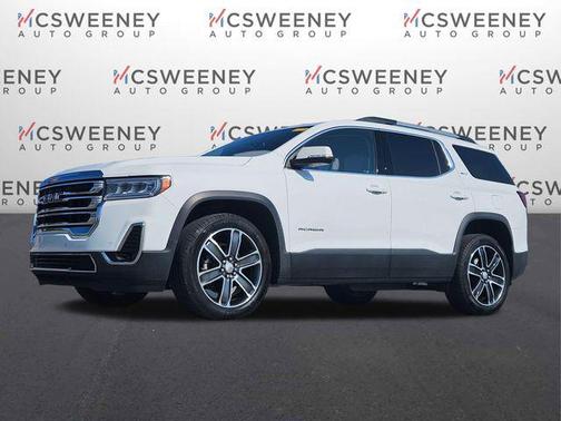 Summit White 2023 GMC Acadia SLT