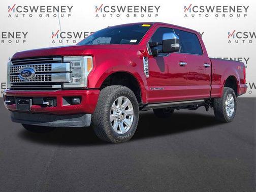 Ruby Red 2017 Ford F-250 Platinum