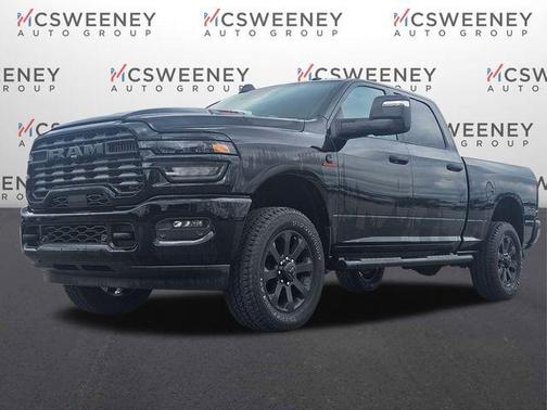 Diamond Black Crystal Pearlcoat 2026 RAM 2500 Black Express Crew Cab 4x4 6'4' Box
