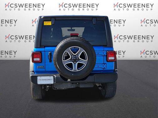 Hydro Blue Pearlcoat 2022 Jeep Wrangler Unlimited Sport