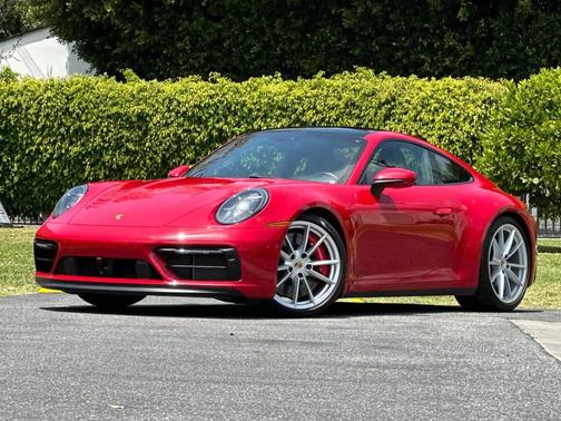 Carmine Red 2024 Porsche 911