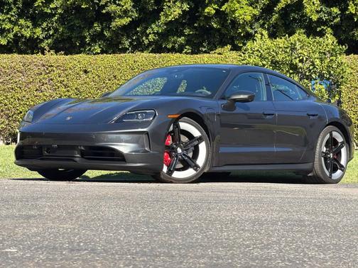 Volcano Grey Metallic 2025 Porsche Taycan