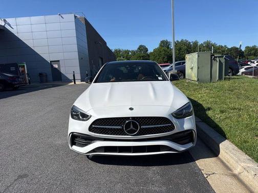 Moonlight White 2023 Mercedes-Benz C-Class C 300 4MATIC