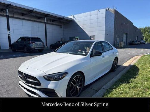 Moonlight White 2023 Mercedes-Benz C-Class C 300 4MATIC