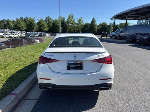 Moonlight White 2023 Mercedes-Benz C-Class C 300 4MATIC