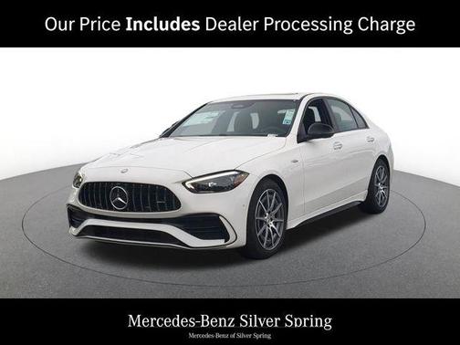 Polar White 2026 Mercedes-Benz AMG C 43 4MATIC Sedan