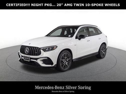 Polar White 2025 Mercedes-Benz AMG GLC 43 4MATIC SUV