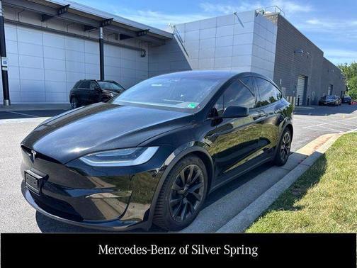 Solid Black 2022 Tesla Model X Dual Motor All-Wheel Drive