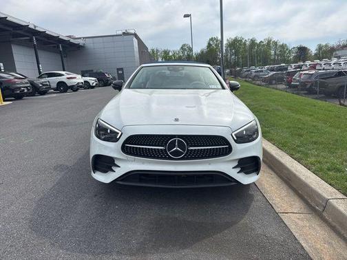 Moonlight White 2023 Mercedes-Benz E-Class 4MATIC
