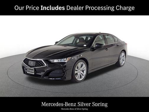 Majestic Black Pearl 2022 Acura TLX Technology