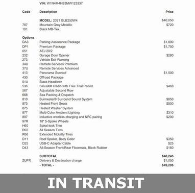2021 Mercedes-Benz GLB 250 4MATIC