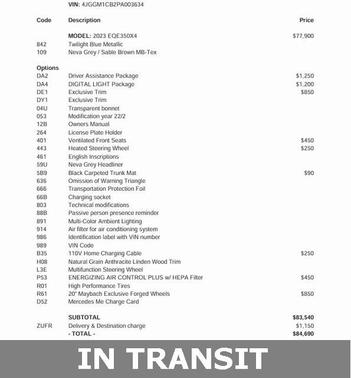 2023 Mercedes-Benz EQE 350 4MATIC