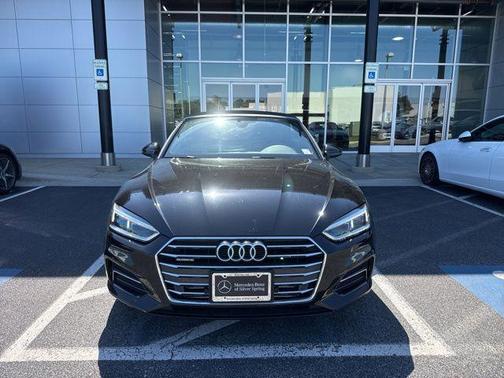 Mythos Black Metallic/Black Roof 2019 Audi A5 2.0T Premium Plus