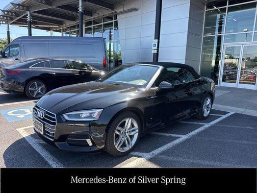 Mythos Black Metallic/Black Roof 2019 Audi A5 2.0T Premium Plus