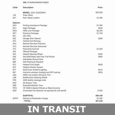 2021 Mercedes-Benz GLB 250 4MATIC