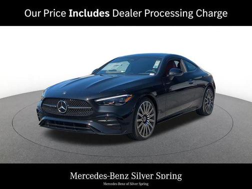 Obsidian Black 2026 Mercedes-Benz CLE 300 4MATIC Coupe