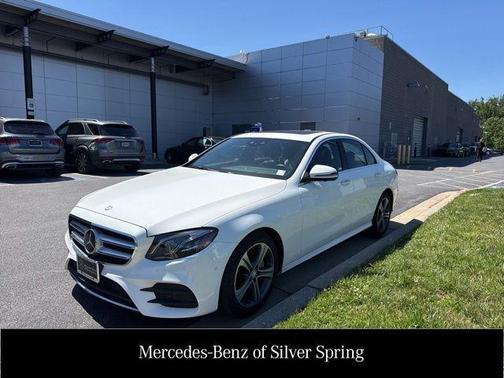 Polar White 2017 Mercedes-Benz E-Class 4MATIC