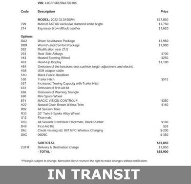 2022 Mercedes-Benz GLS 450 4MATIC