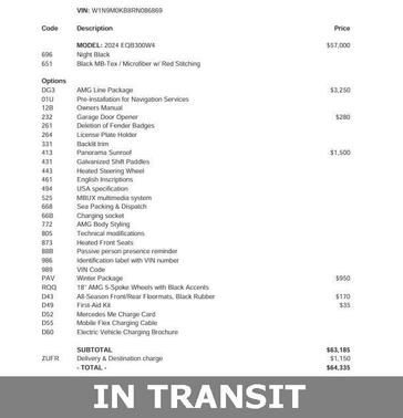 2024 Mercedes-Benz EQB 300 4MATIC
