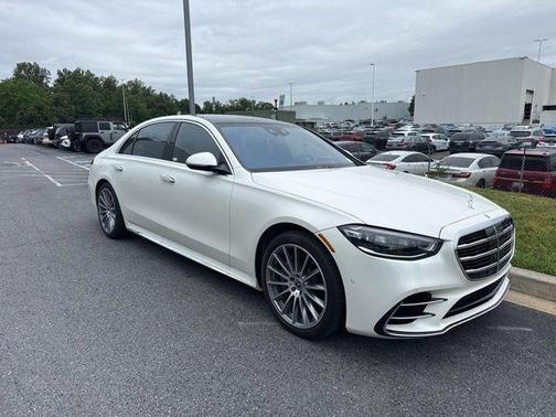 Diamond White 2023 Mercedes-Benz S-Class 4MATIC