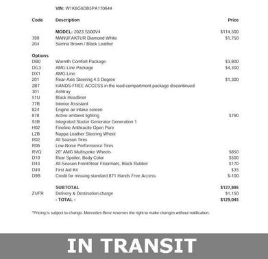 2023 Mercedes-Benz S-Class 4MATIC
