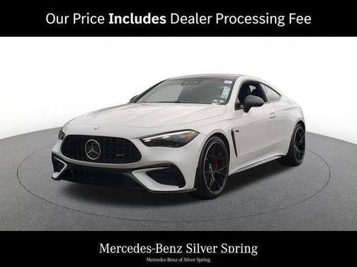 Moonlight White 2026 Mercedes-Benz AMG CLE 53 4MATIC+
