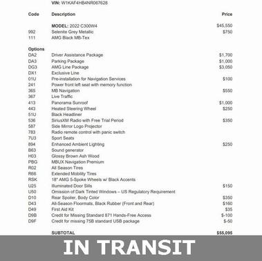 2022 Mercedes-Benz C-Class C 300 4MATIC