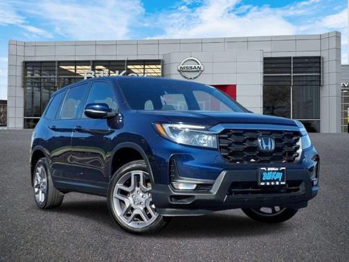 Obsidian Blue Pearl 2023 Honda Passport AWD EX-L