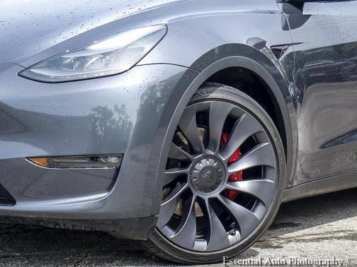 Gray 2023 Tesla Model Y Performance Dual Motor All-Wheel Drive