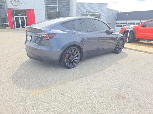 Gray 2023 Tesla Model Y Performance Dual Motor All-Wheel Drive