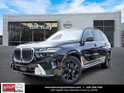 Black Sapphire Metallic 2024 BMW X7 xDrive40i