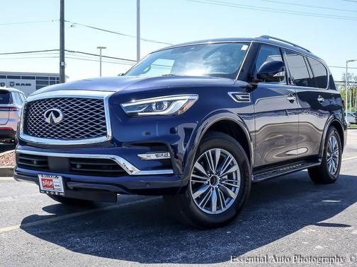 Hermosa Blue 2024 INFINITI QX80 Luxe
