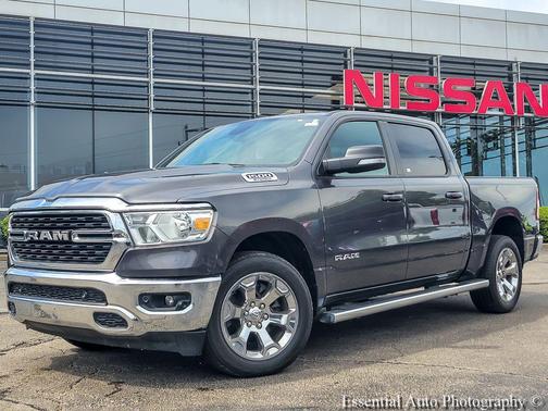 Granite Crystal Metallic Clearcoat 2022 RAM 1500 Big Horn/Lone Star