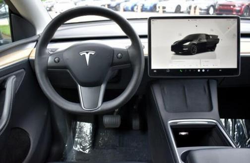 Solid Black 2022 Tesla Model Y Long Range Dual Motor All-Wheel Drive