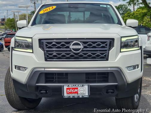 Glacier White 2024 Nissan Frontier SL