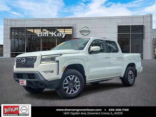 Glacier White 2024 Nissan Frontier SL