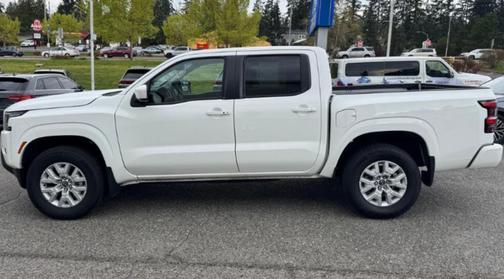 Glacier White 2024 Nissan Frontier SL