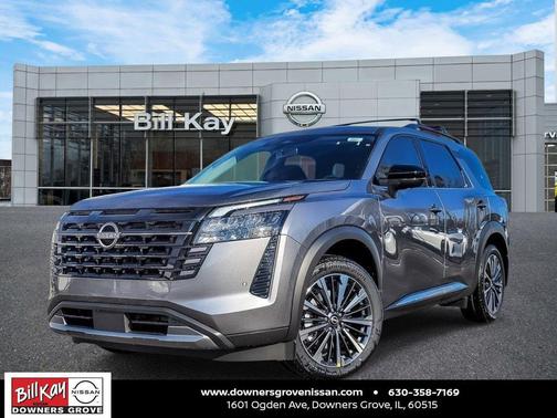 Gun Metallic 2026 Nissan Pathfinder Platinum