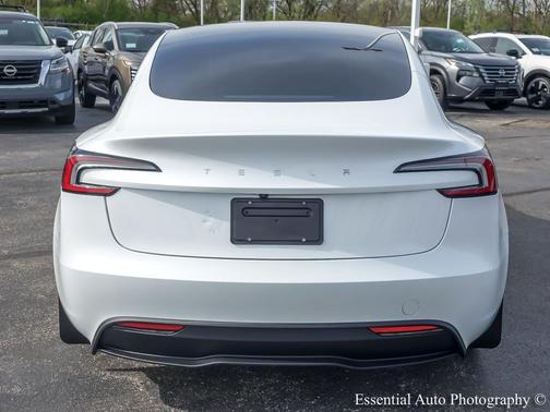 Pearl White Multi-Coat 2025 Tesla Model 3 Long Range